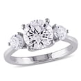 thumbnail image 1 of Everly Women's Cubic Zirconia Sterling Silver Engagement Ring, 1 of 8
