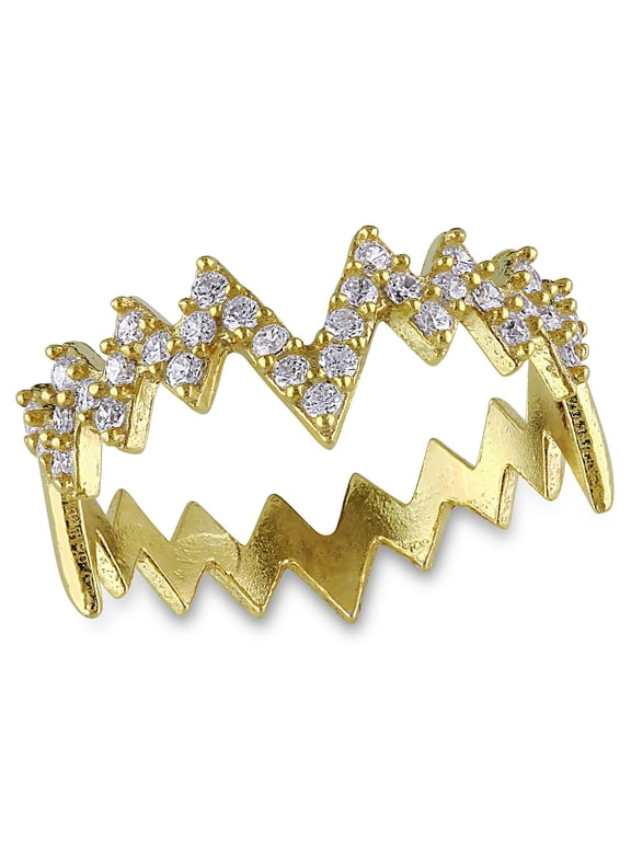Women's Cubic Zirconia Sterling Silver Ring