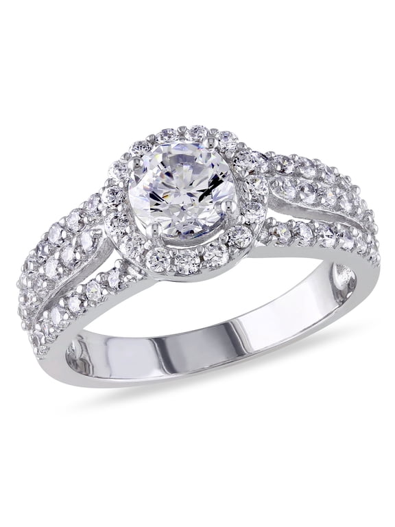 Women's Cubic Zirconia Sterling Silver Ring
