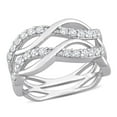 thumbnail image 1 of Everly Women's Cubic Zirconia Sterling Silver Ring, 1 of 8