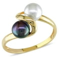 thumbnail image 1 of Everly Women's Cultured Pearl 10k Yellow Gold Ring, 1 of 8