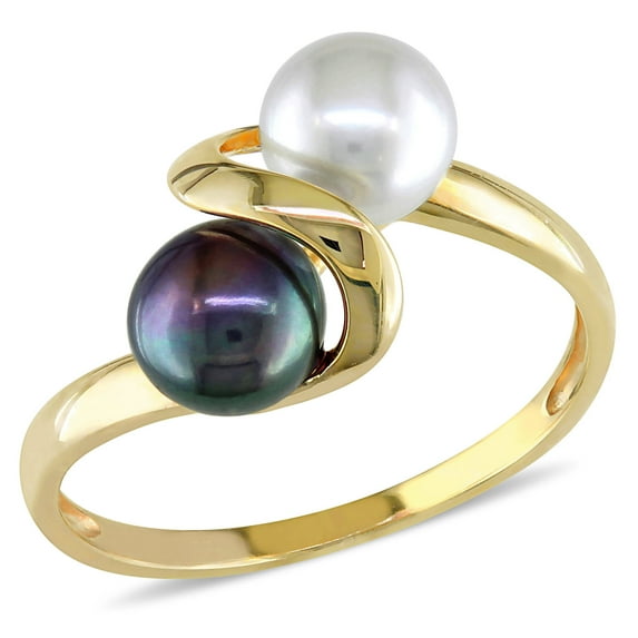 Everly Women's Cultured Pearl 10k Yellow Gold Ring