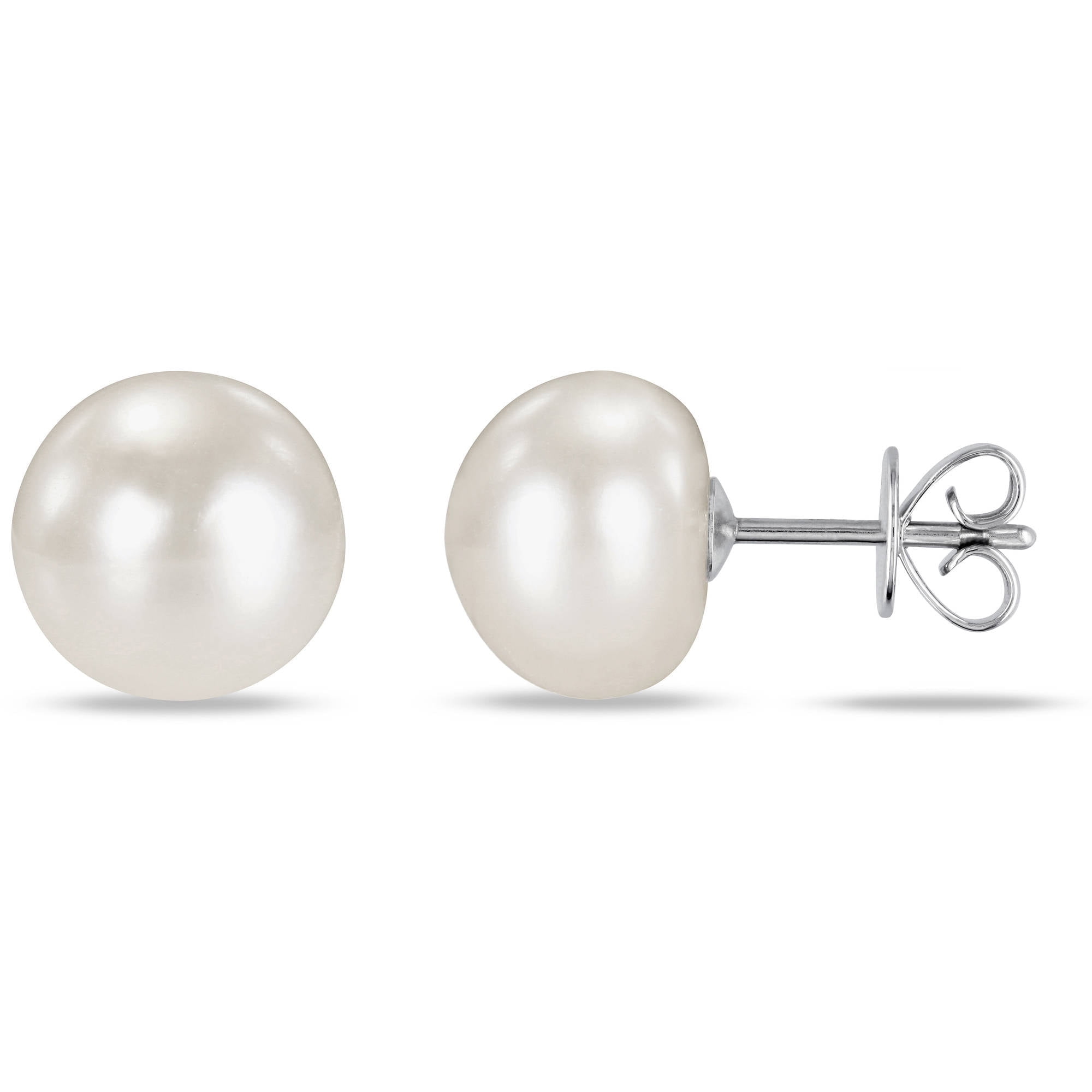 Everly Women's Cultured Pearl 14k White Gold Earrings