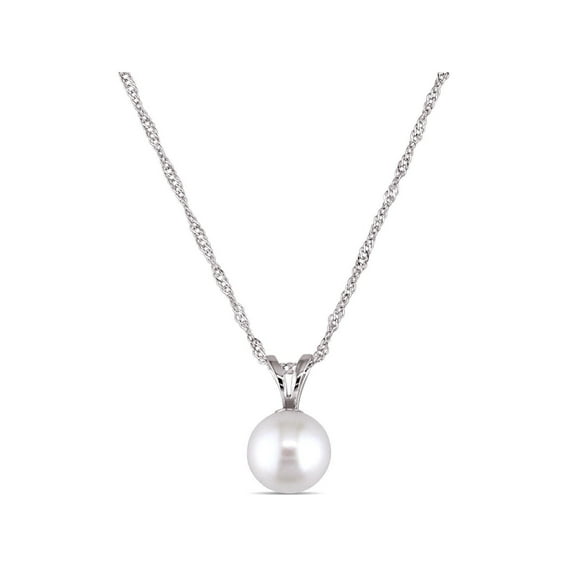 Everly Women's Cultured Pearl 14k White Gold Necklace