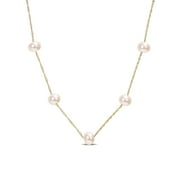 EVERLY Women's Cultured Pearl 14k Yellow Gold Necklace