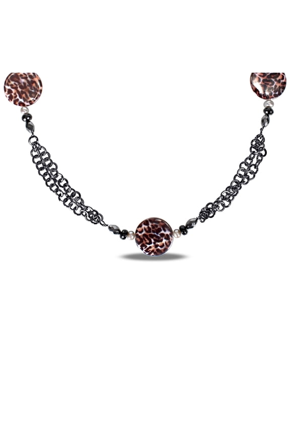 Women's Cultured Pearl Goldtone Necklace