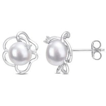Everly Women's Cultured Pearl Sterling Silver Earrings