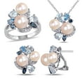 thumbnail image 1 of Everly Women's Cultured Pearl Sterling Silver Earrings, 1 of 1