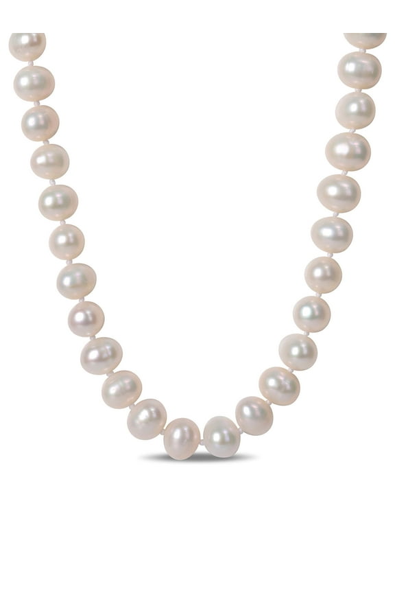 Women's Cultured Pearl Sterling Silver Necklace