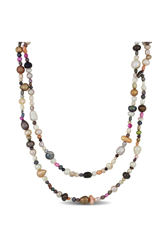 Women's Cultured Pearl Sterling Silver Necklace