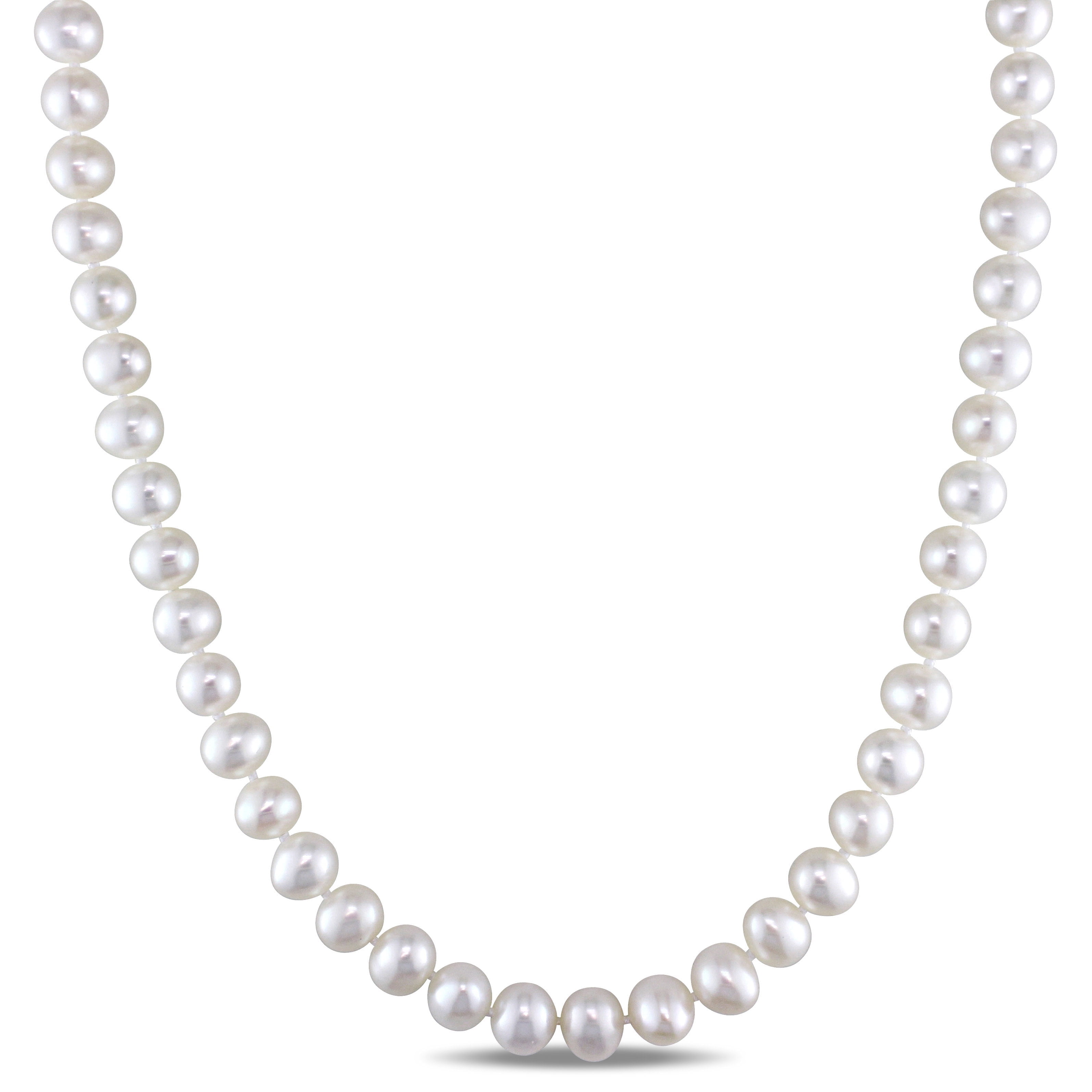 EVERLY Women's Cultured Pearl Sterling Silver Necklace