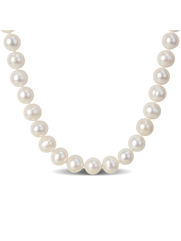 Women's Cultured Freshwater Pearl Sterling Silver Strand Necklace
