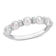 EVERLY Women's Cultured Pearl Sterling Silver Ring