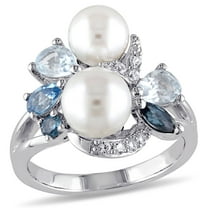 Everly Women's Cultured Pearl Sterling Silver Ring