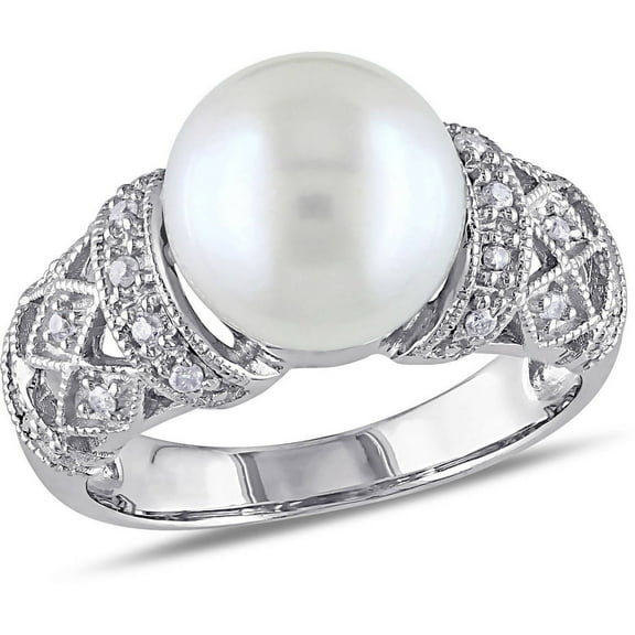 Everly Women's Diamond Sterling Silver Ring - Walmart.com