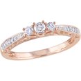 thumbnail image 1 of Everly Women's Diamond 10K Rose Gold Engagement Ring, 1 of 4