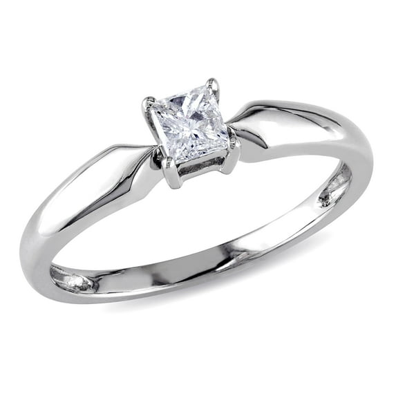 Everly Women's Diamond 10K White Gold Engagement Ring