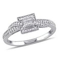 thumbnail image 1 of Everly Women's Diamond 10K White Gold Engagement Ring, 1 of 8