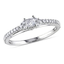 Everly Women's Diamond 10K White Gold Engagement Ring