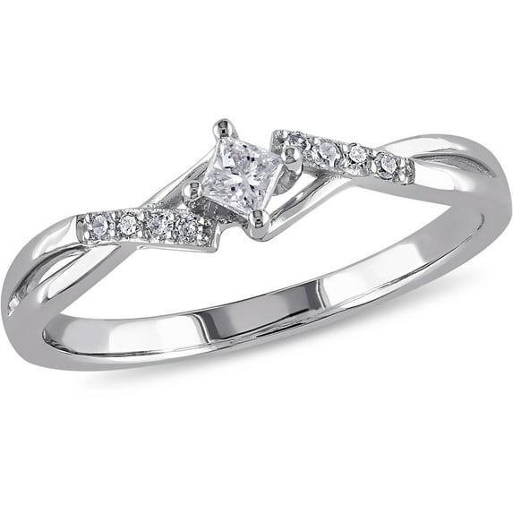 Everly Women's Diamond 10K White Gold Engagement Ring