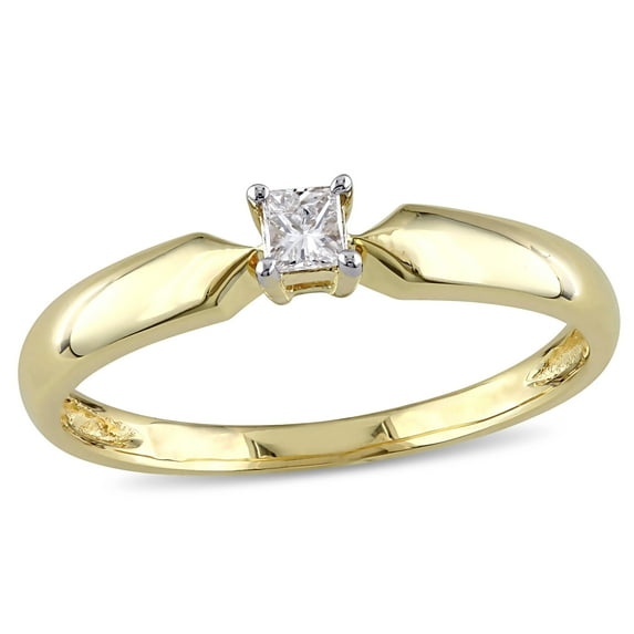 Everly Women's Diamond 10K Yellow Gold Engagement Ring
