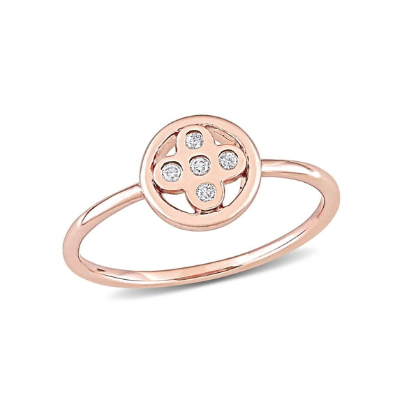 Everly Women's Diamond 10k Rose Gold Ring