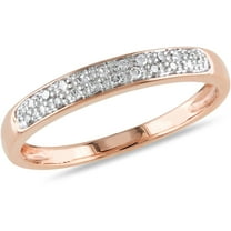 Everly Women's Diamond 10k Rose Gold Wedding Ring
