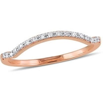 Everly Women's Diamond 10k Rose Gold Wedding Ring