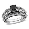 thumbnail image 1 of Everly Women's Diamond 10k White Gold Bridal Set, 1 of 10