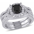 thumbnail image 1 of Everly Women's Diamond 10k White Gold Bridal Set, 1 of 1