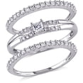 thumbnail image 1 of Everly Women's Diamond 10k White Gold Bridal Set, 1 of 6