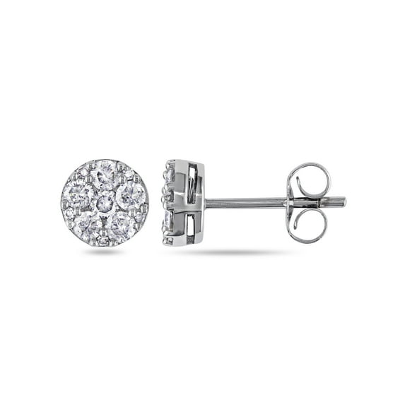 Everly Women's Diamond 10k White Gold Earrings