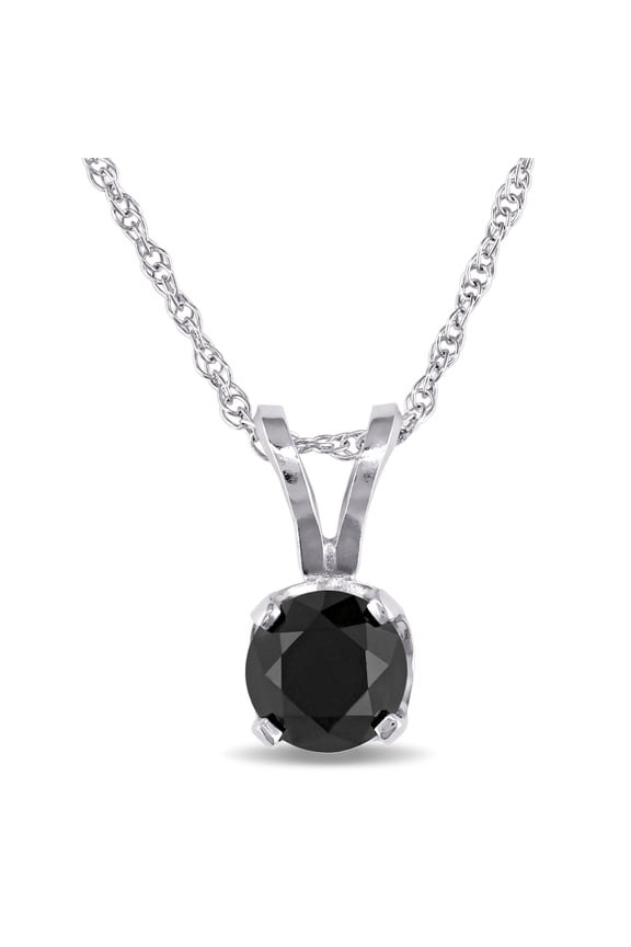Women's Diamond 10k White Gold Necklace