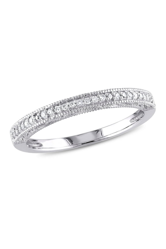 Women's Diamond 10k White Gold Ring