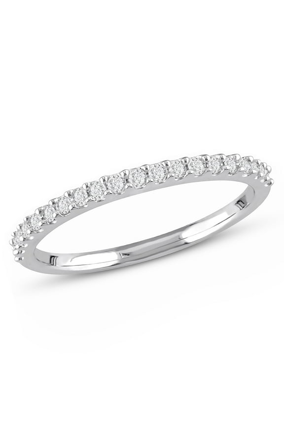 Women's Diamond 10k White Gold Ring