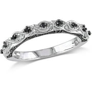 Everly Womens Diamond 10k White Gold Ring