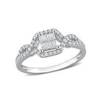 Everly Women's Diamond 10k White Gold Ring