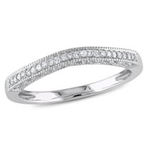 Everly Women's Diamond 10k White Gold Wedding Ring