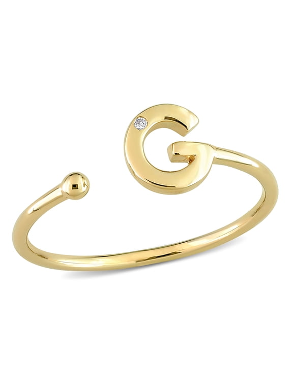 Women's Diamond 10k Yellow Gold Ring