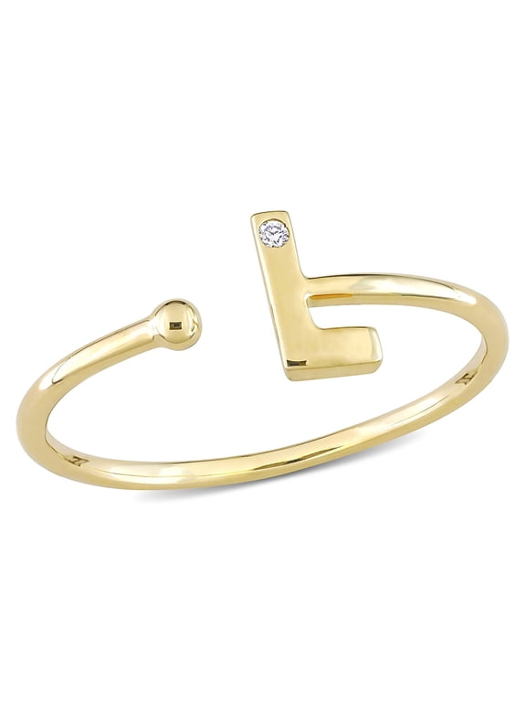 Women's Diamond 10k Yellow Gold Ring
