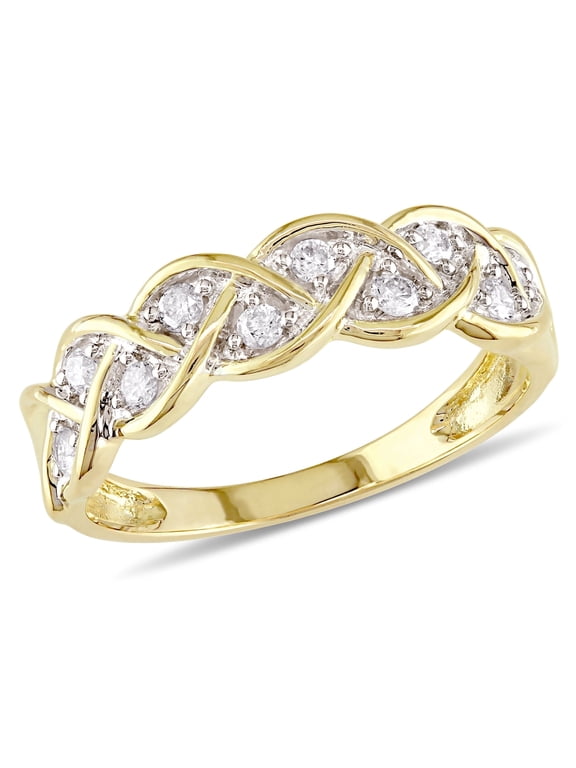 Women's Diamond 10k Yellow Gold Ring
