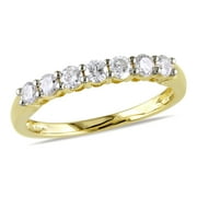 Everly Womens Diamond 10k Yellow Gold Ring