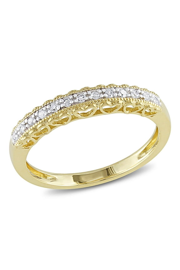 Women's Diamond 10k Yellow Gold Ring