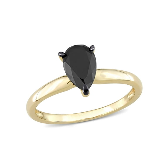 Everly Women's Diamond 14K Yellow Gold Plated Engagement Ring