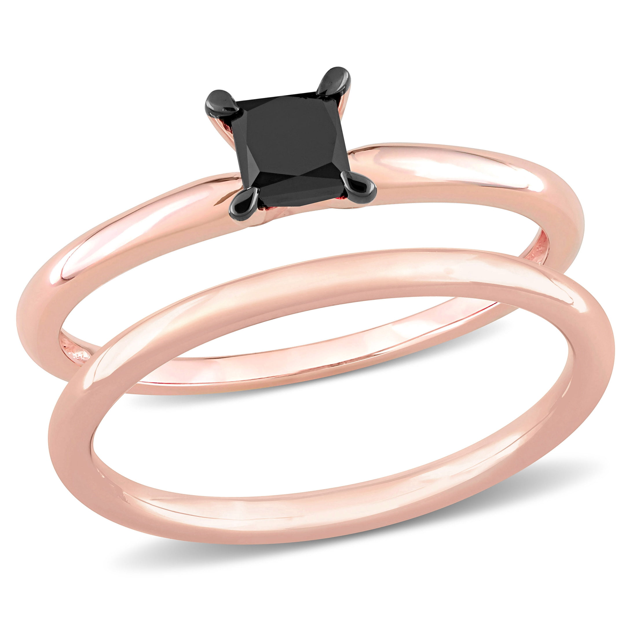 Everly Women's Diamond 14k Rose Gold Bridal Set