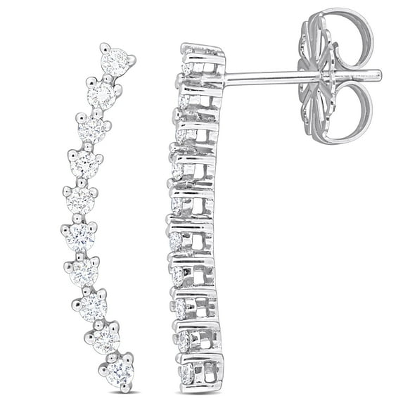 Everly Women's Diamond 14k White Gold Earrings