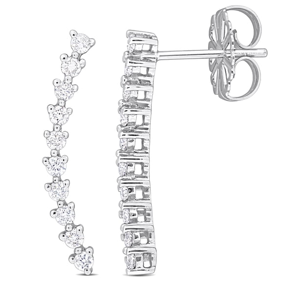 Everly Women's Diamond 14k White Gold Earrings
