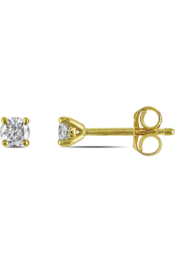 Women's Diamond 14k Yellow Gold Earrings