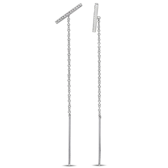 Everly Women's Diamond 14k White Gold Earrings