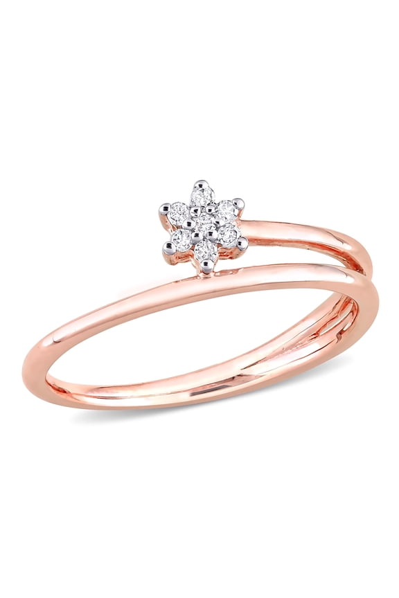Women's Diamond Sterling Silver Ring